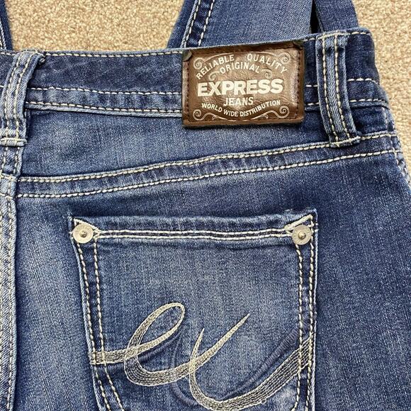 y2k grunge streetwear rodeo western cowgirl Express Stella Barely Boot Jeans 6 - Picture 12 of 12